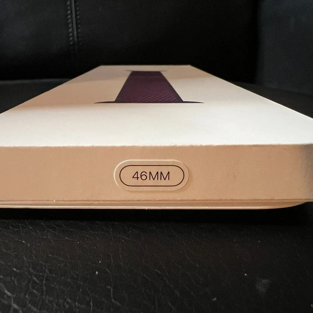 Apple Watch Sport Band 46mm Plum Sport Loop Purple M M New Sealed OEM Genuine